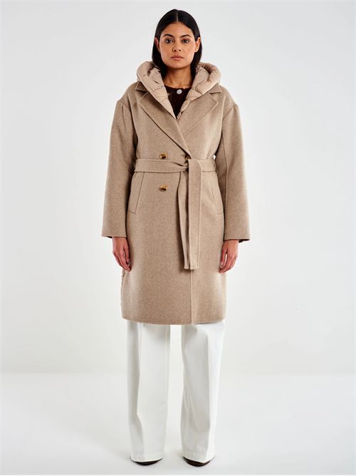 Cappotto Con Inserti in Piumino VICOLO | TF0028/CACH